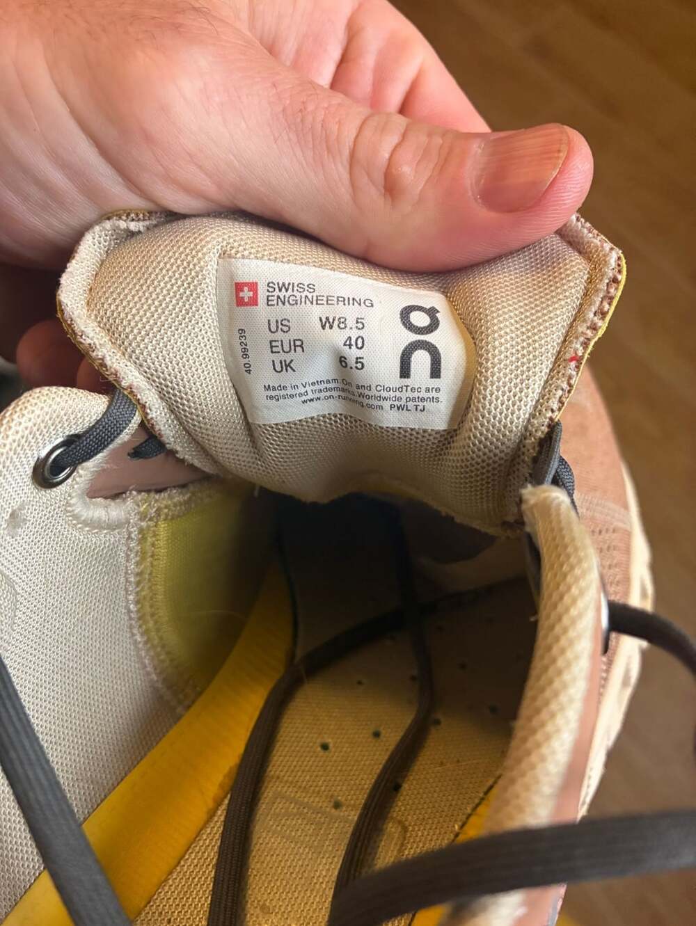 On Cloud X Mocha Sand Running Shoes - Picture 5 of 5